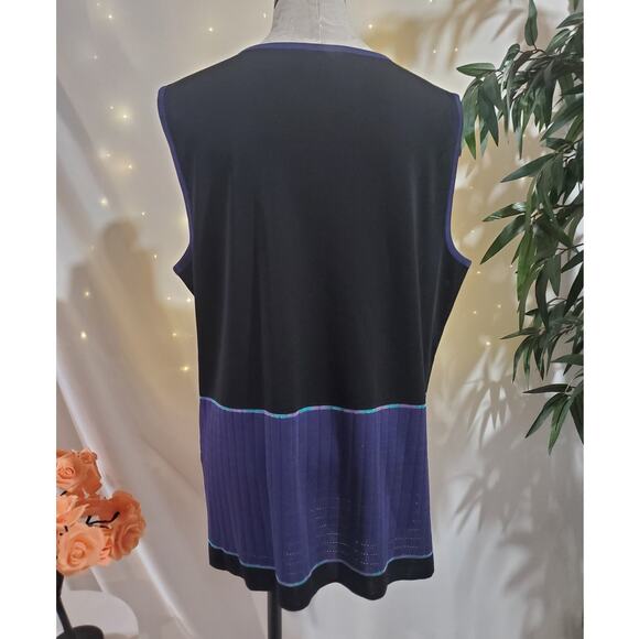 Exclusively Misook Womens Set of 2 Sleeveless Knit Tops Size 2X Career Office - Picture 5 of 13